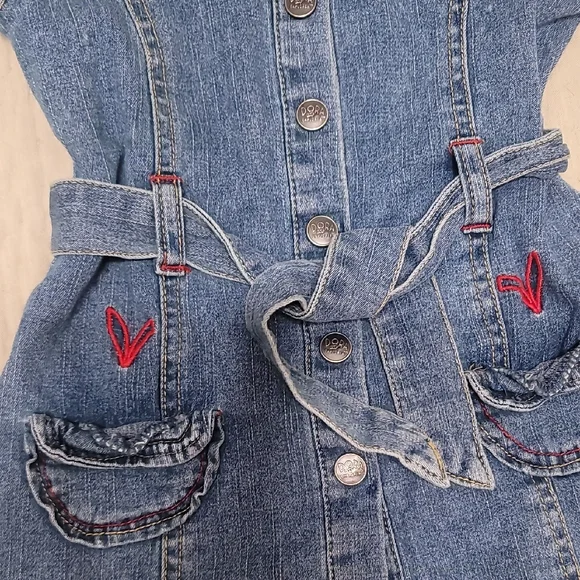 Nickelodeon Denim Outfit with Dora Cartoon Detail - Picture 4 of 6